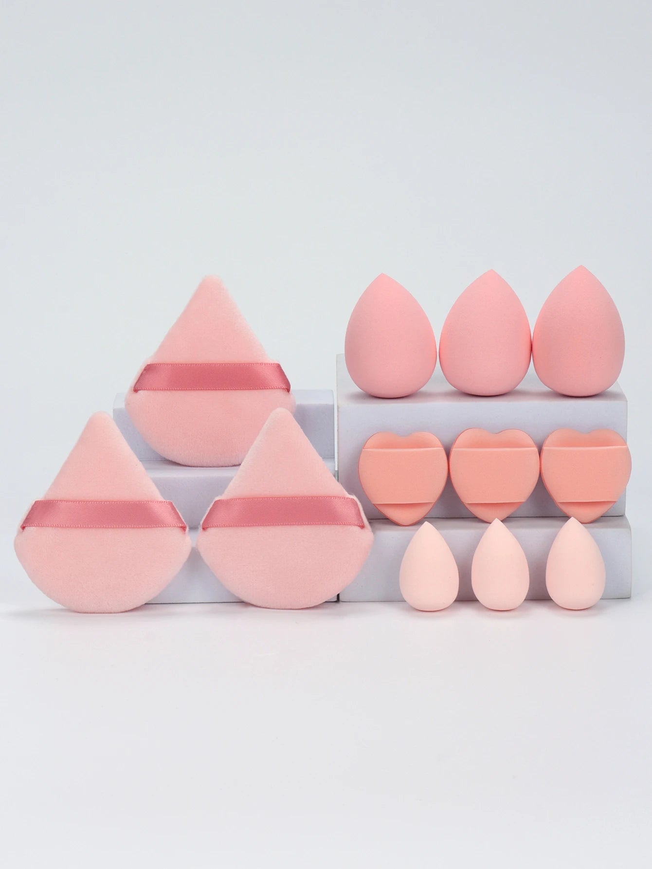 Conjunto de Esponjas de Maquiagem - embeleza - me.com
