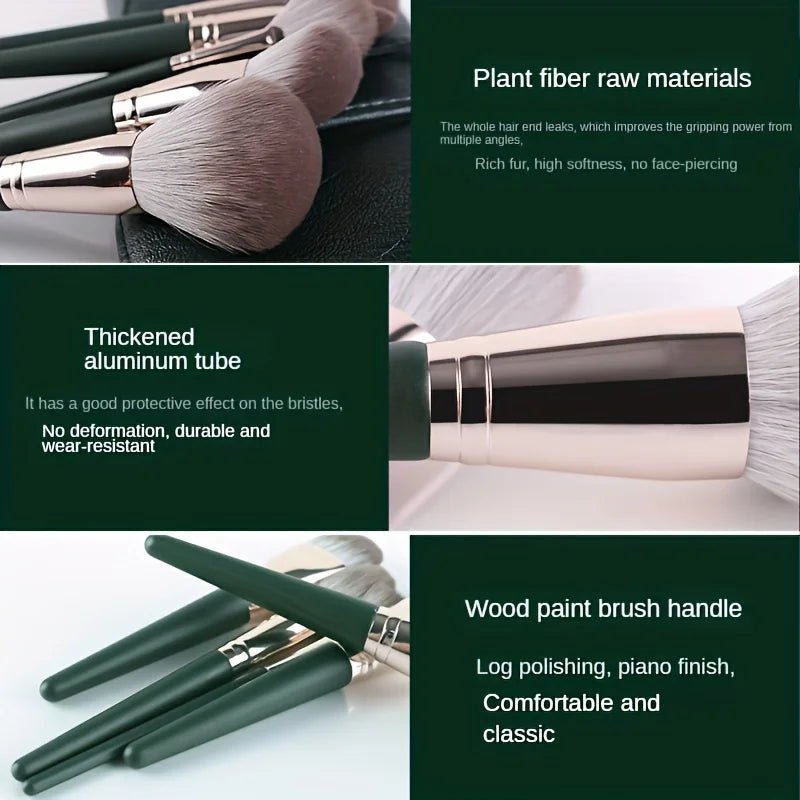 Conjunto de Pincéis de Maquiagem de Luxo - embeleza - me.com