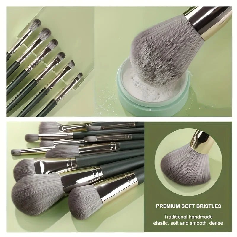 Conjunto de Pincéis de Maquiagem de Luxo - embeleza - me.com