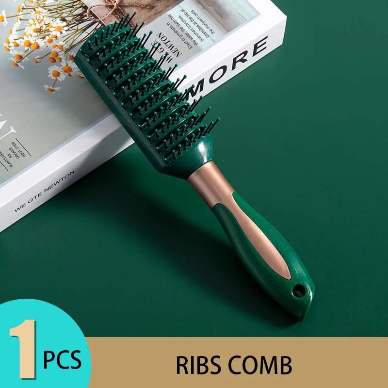 Escova de Cabelo com Almofada de Ar para Massagem no Couro Cabeludo - embeleza - me.com