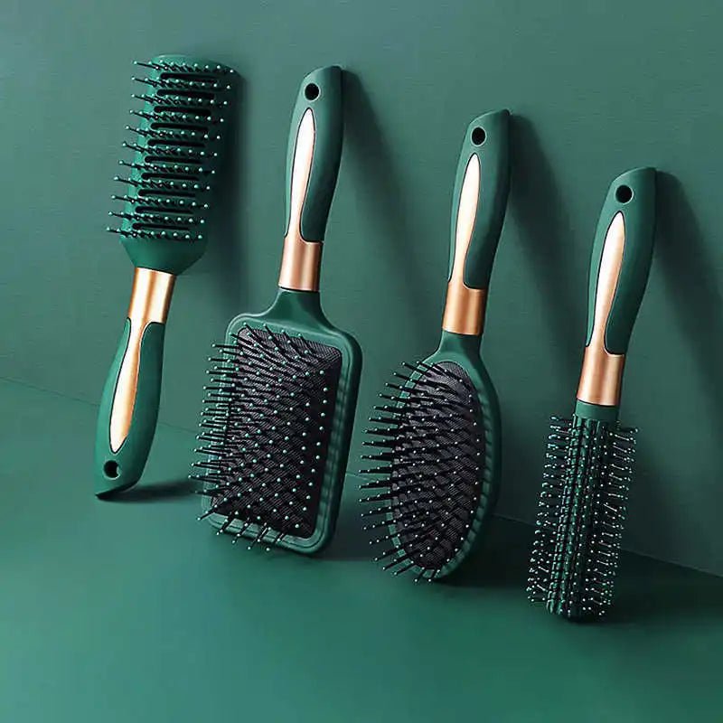 Escova de Cabelo com Almofada de Ar para Massagem no Couro Cabeludo - embeleza - me.com