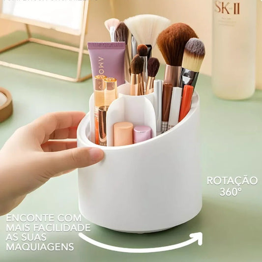 Organizador Maquiagem Giratório 360º - embeleza - me.com
